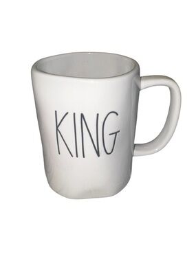 Rae Dunn Artisan Magenta Collection King Coffee Tea Mug